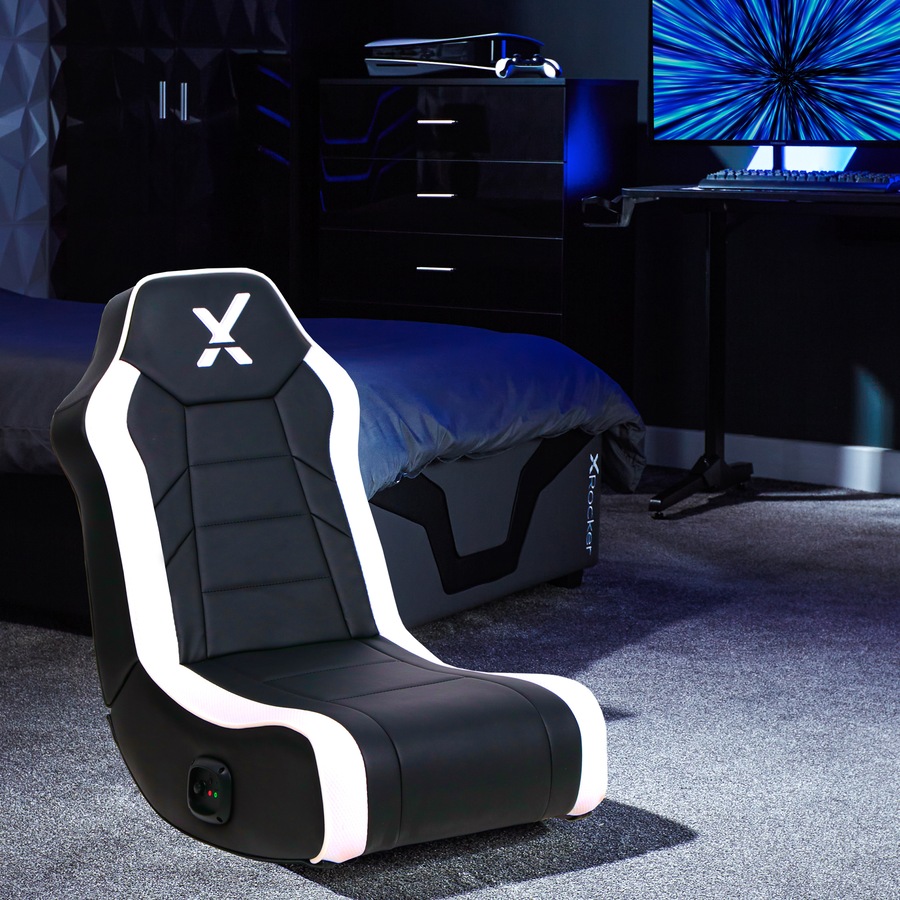 X Rocker Orbit 2.0 Audio Floor Gaming Chair with Neo Motion RGB LED Light