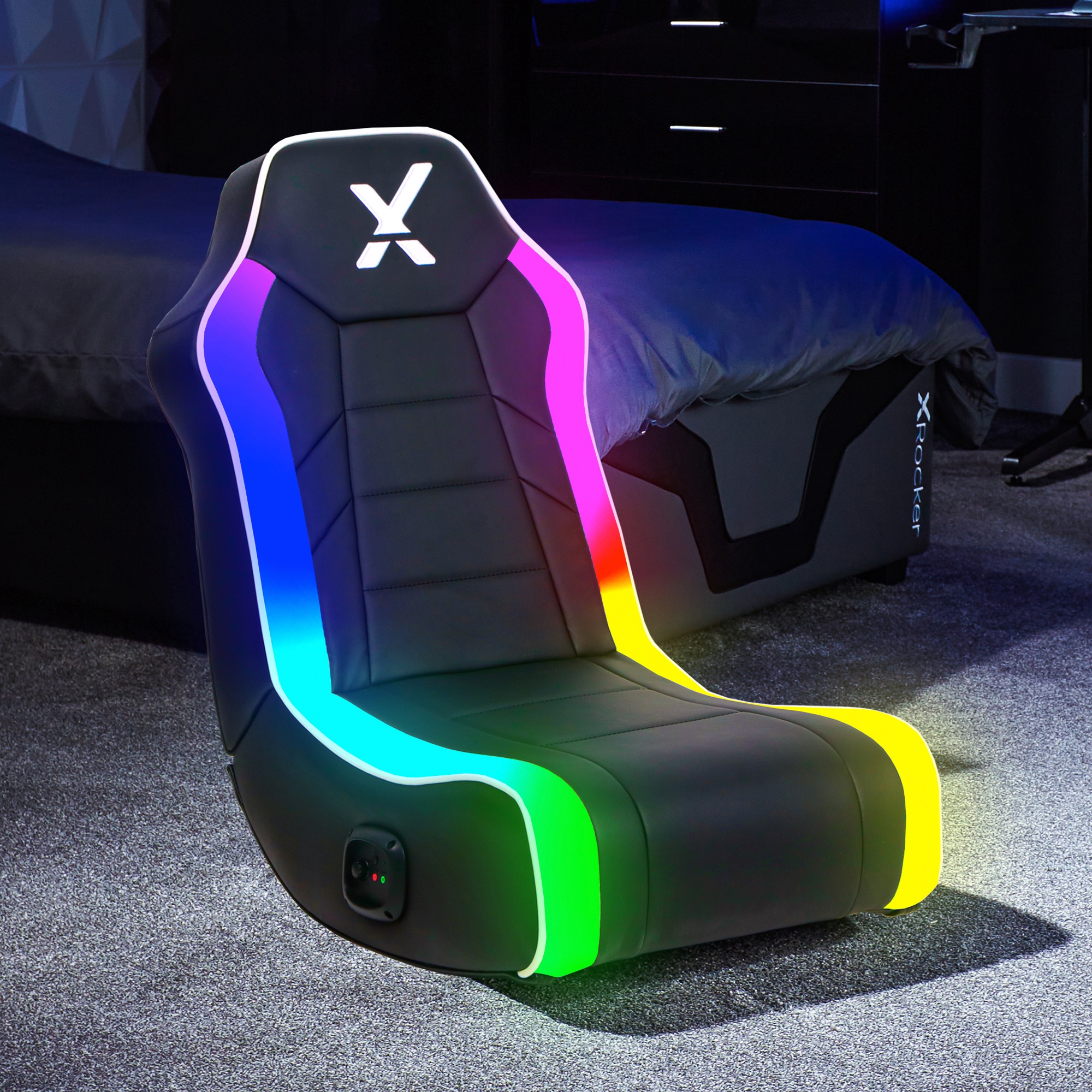 Led Lights X Rocker Gaming Chair Solo Rgb Rocker Solo Rgb X Rocker