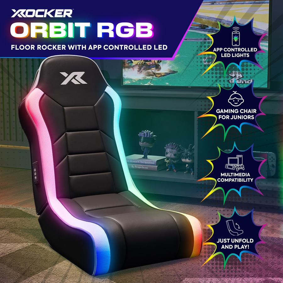 Buy X Rocker Orbit RGB Floor Rocker LED Gaming Chair with App ...