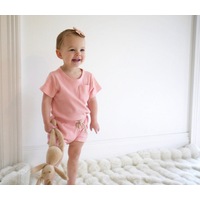 Ribbed Cotton T Shirt - Fairy Floss