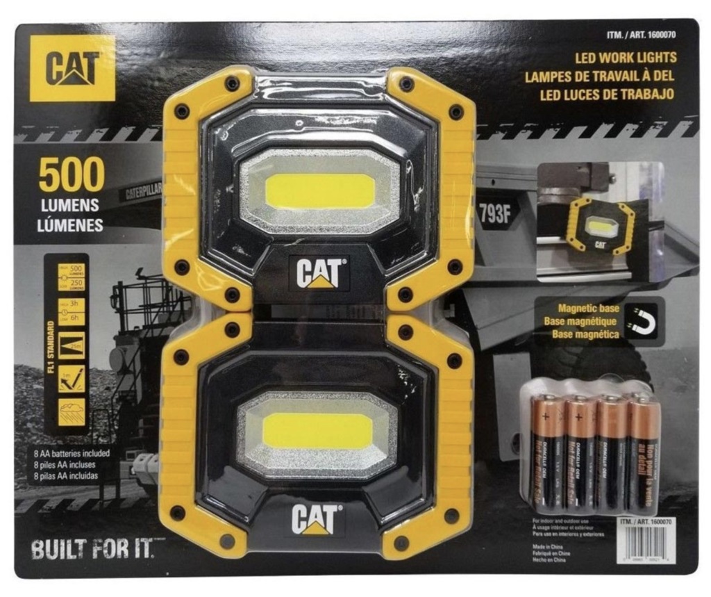 Buy CAT 1600070 LED Worklights 500 Lumens 2 Pack MyDeal