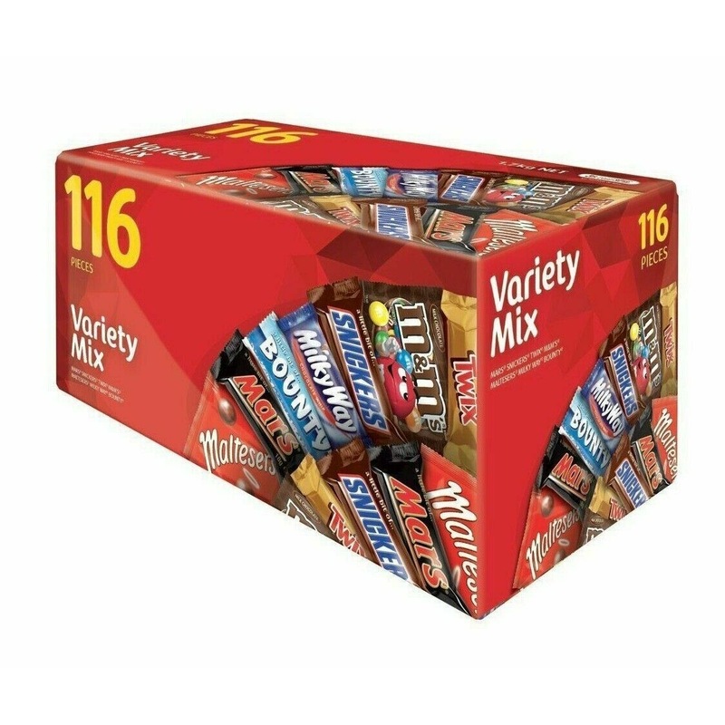 Buy Chocolate Wholesale Mars 116 VARIETY MIX + Cadbury 110 VALUE