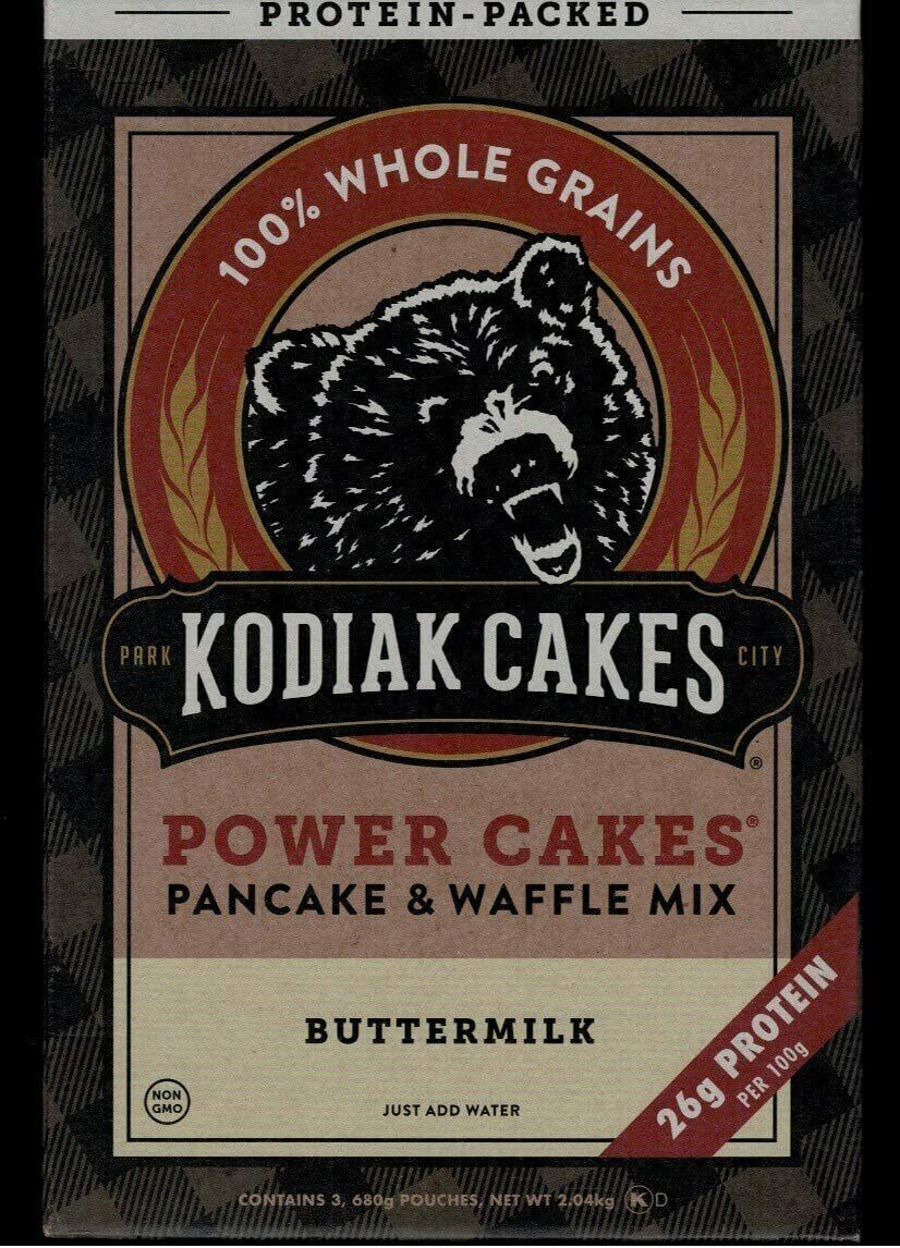 Kodiak Kernza Power Cakes, Pancake & Waffle Mix, Original, High Protein,100%  Whole Grains (Pack of 6) - Walmart.com