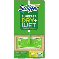 Swiffer Sweeper Dry Wet sweeping Kit (1 Sweeper, 14 Dry Cloths, 6 Wet Cloths)