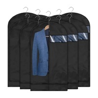 10 Pcs Dustproof Clothing Covers Clothes Dust Cover Hanging Garment Bags