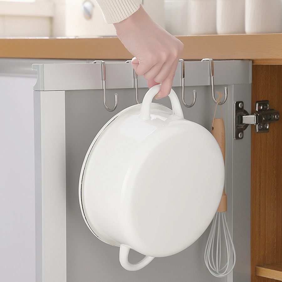 20pcs kitchen cabinet stainless steel hook door back hooks