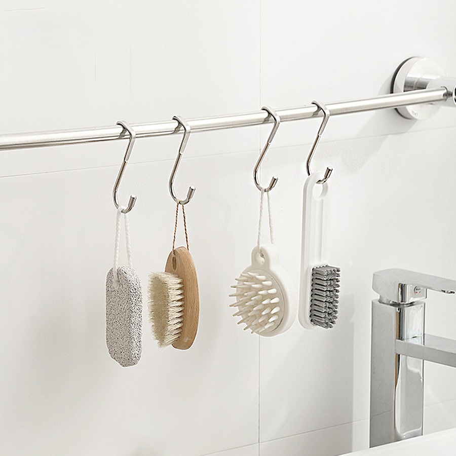 20pcs kitchen cabinet stainless steel hook door back hooks