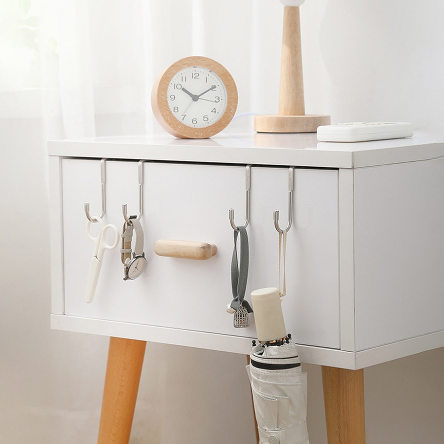 20pcs kitchen cabinet stainless steel hook door back hooks