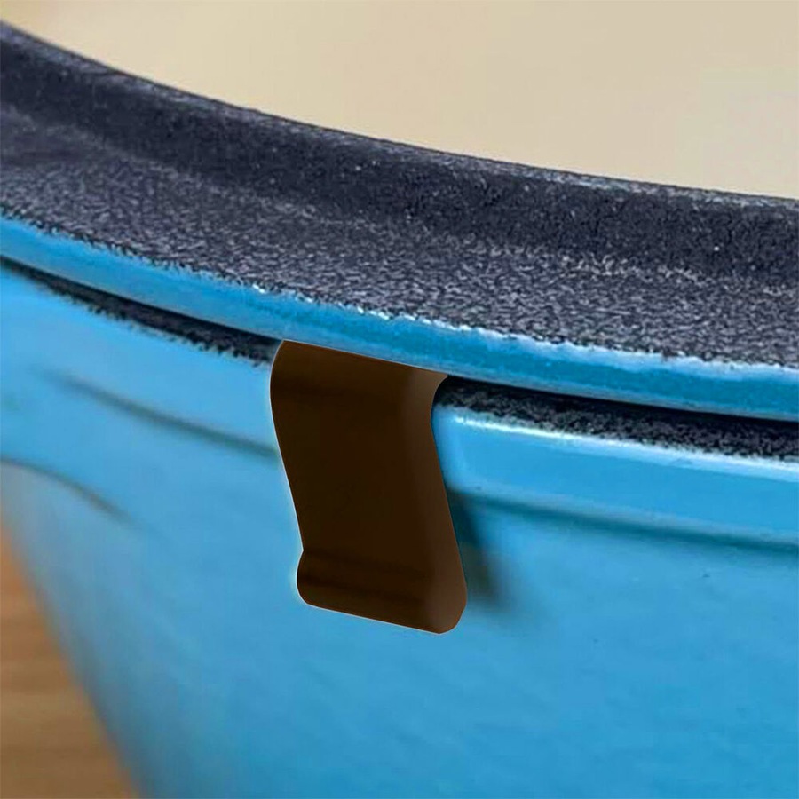 12pcs Dutch Oven Lid Protector Clips Silicone Pan Protectors For Stacking