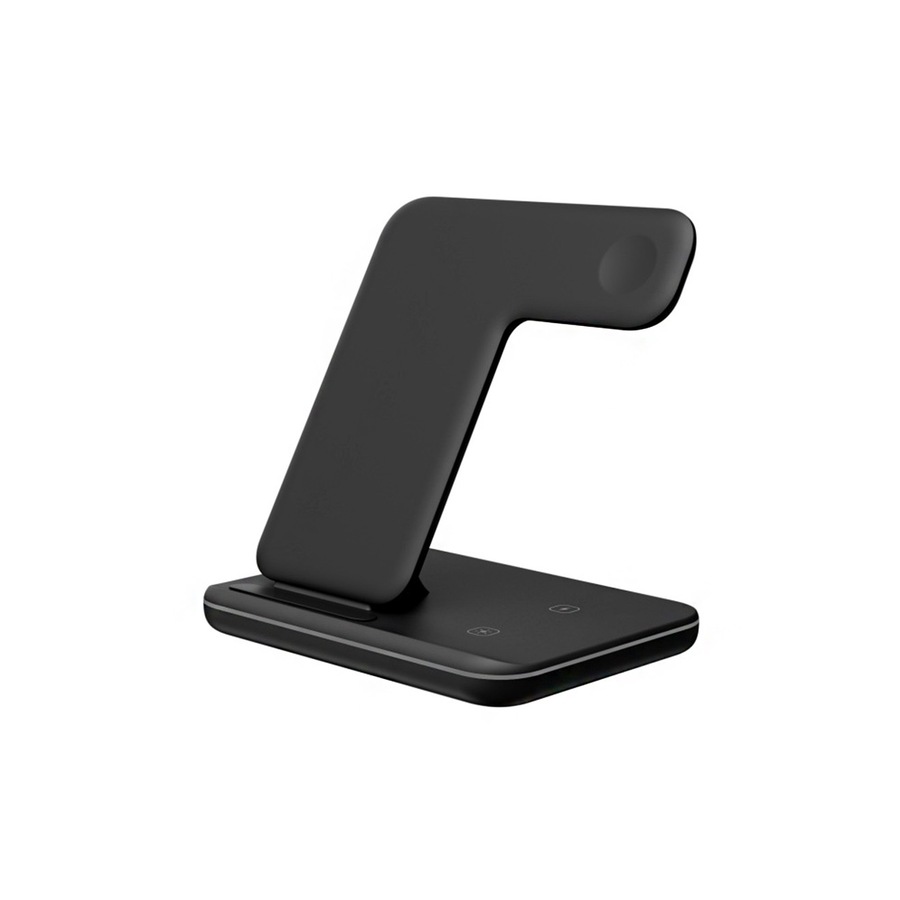 3-in-1 Wireless Electronics Charger Stand for iPhone 17 16e 16 15 14 13 12 11 X Pro Max & Apple Watch