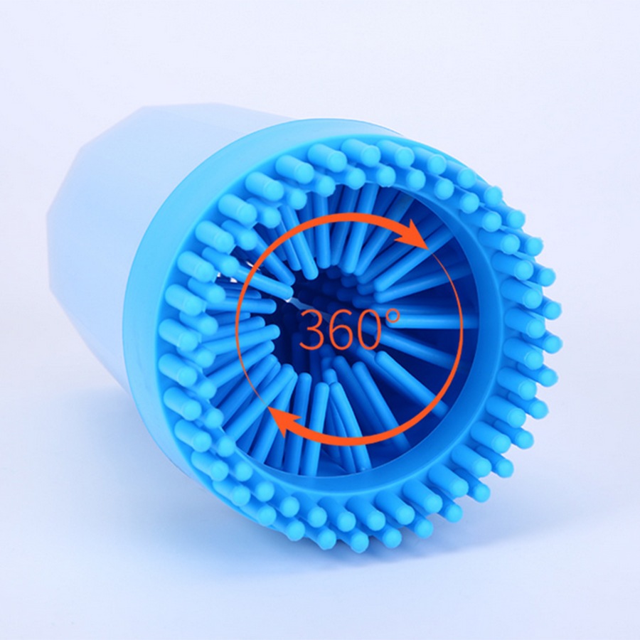 2 in 1 Dog Cleaner Dog Brush Dog Paw Cleaner Dog Grooming Dog Cleaning Dog Foot Washer for Dog Cat