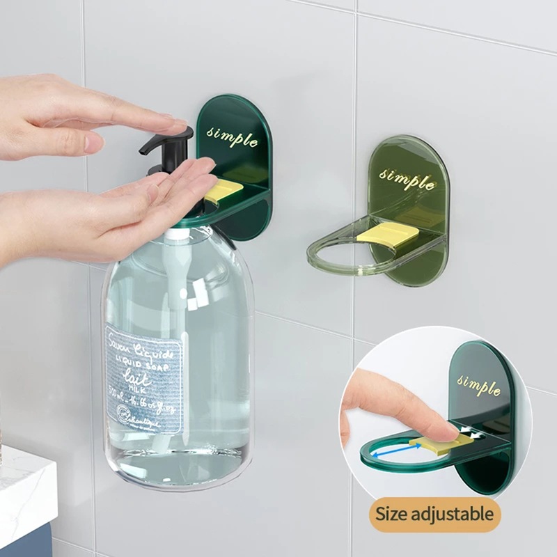 Buy 2 Pack Adjustable Wall Mounted Shower Gel Storage Rack Shampoo