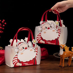 2 Pack Christmas Eve Christmas Apple Box Candy Gift Bag Handheld Gift Box
