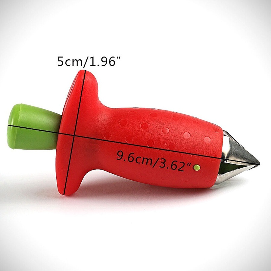 2 Pack Strawberry Huller Strawberry Corer Fruit Slicer Fruit Leaf Stem Remover