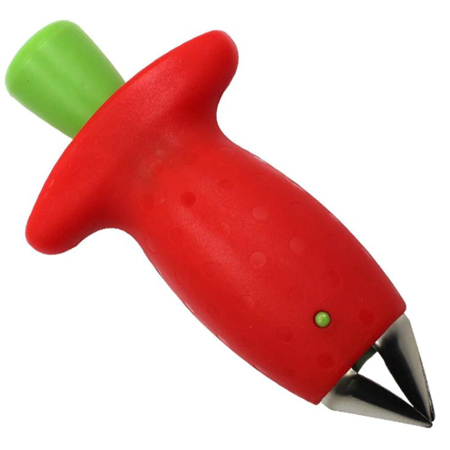 2 Pack Strawberry Huller Strawberry Corer Fruit Slicer Fruit Leaf Stem Remover