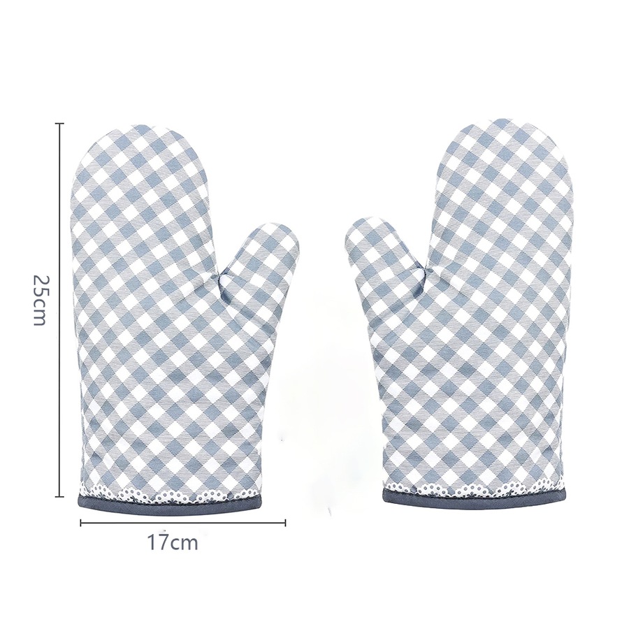 2 pcs Oven Mitts Oven Baking Gloves Heat Resistant for Kitchen Cooking
