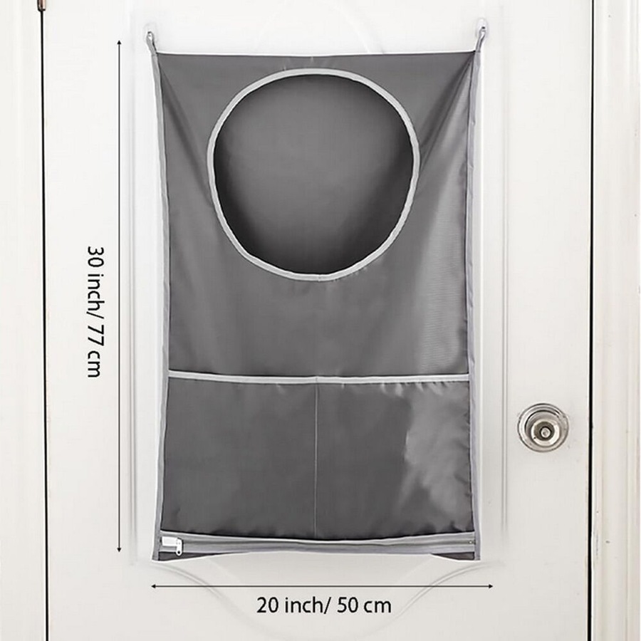 2 Pcs Wall-Hanging Laundry Bag Hanging Storage Bag Door Hanging Laundry Hamper Bag