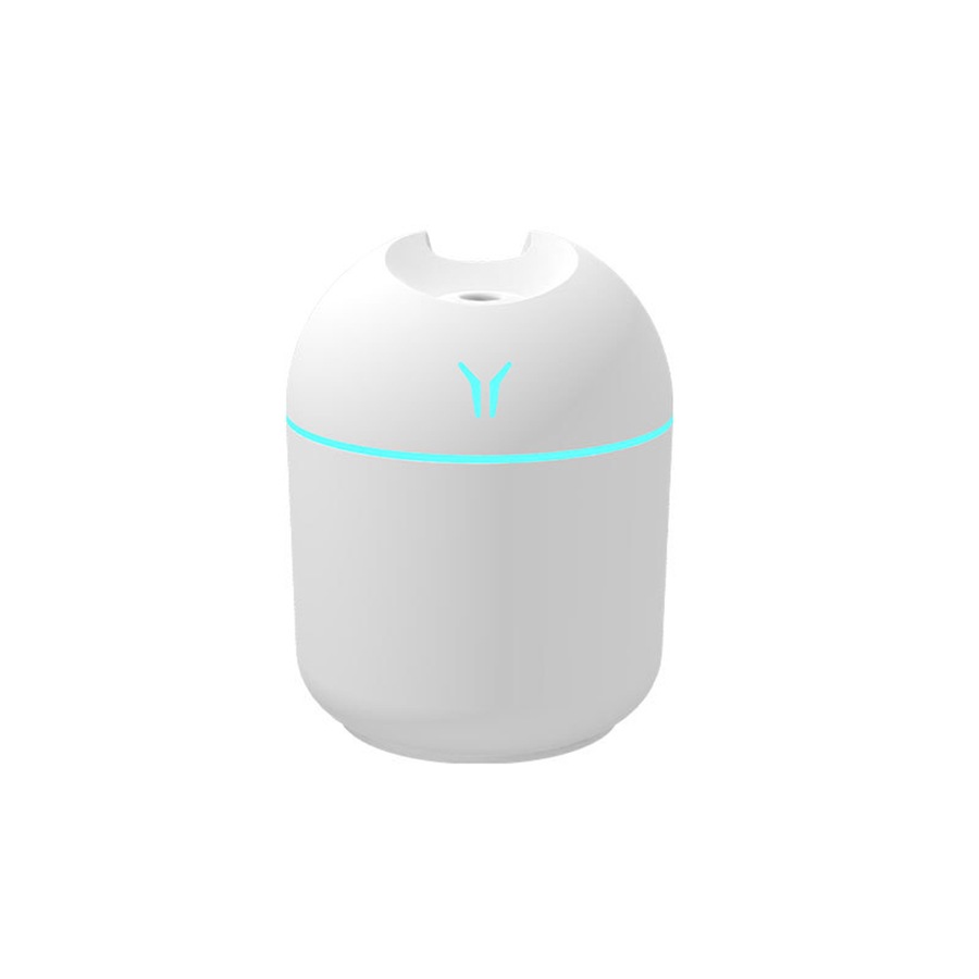 250ml USB Mini Colourful Light Air Humidifier-White