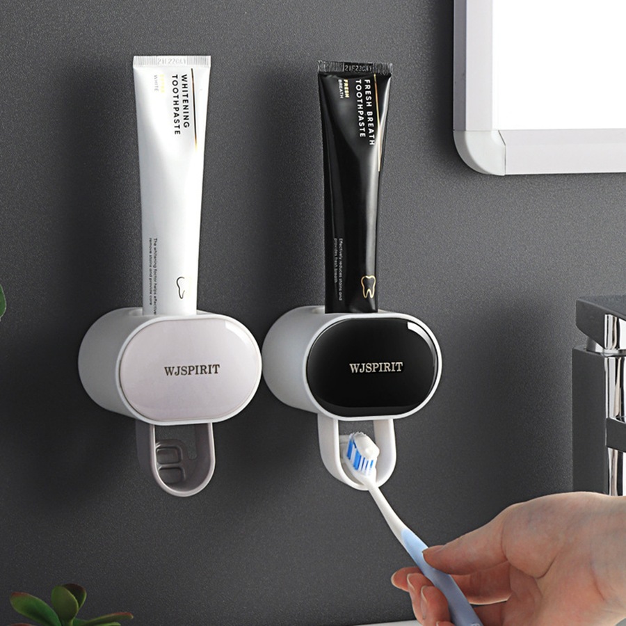 2Pcs Automatic Toothpaste Dispenser Bathroom Accessories Toothpaste Holder