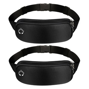 2Pcs Sports Phone Bag Waterproof Fitness Waist Bag Marathon Running Cycling Bag