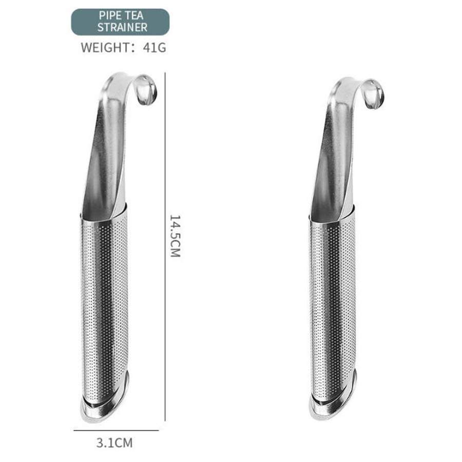 2Pcs Stainless Steel Tea Infuser Filter with Hanging Hook Handle Tea Diffuser for Leaf Teas & Coffee