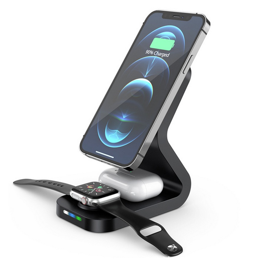 3 in 1 Magnetic Wireless Charger Compatible with MagSafe Charger Stand Dock