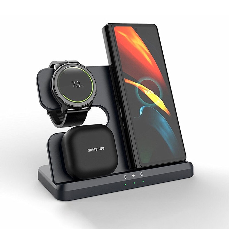 3 in 1 Wireless Charger for Samsung Charging Station & Android Multiple Devices