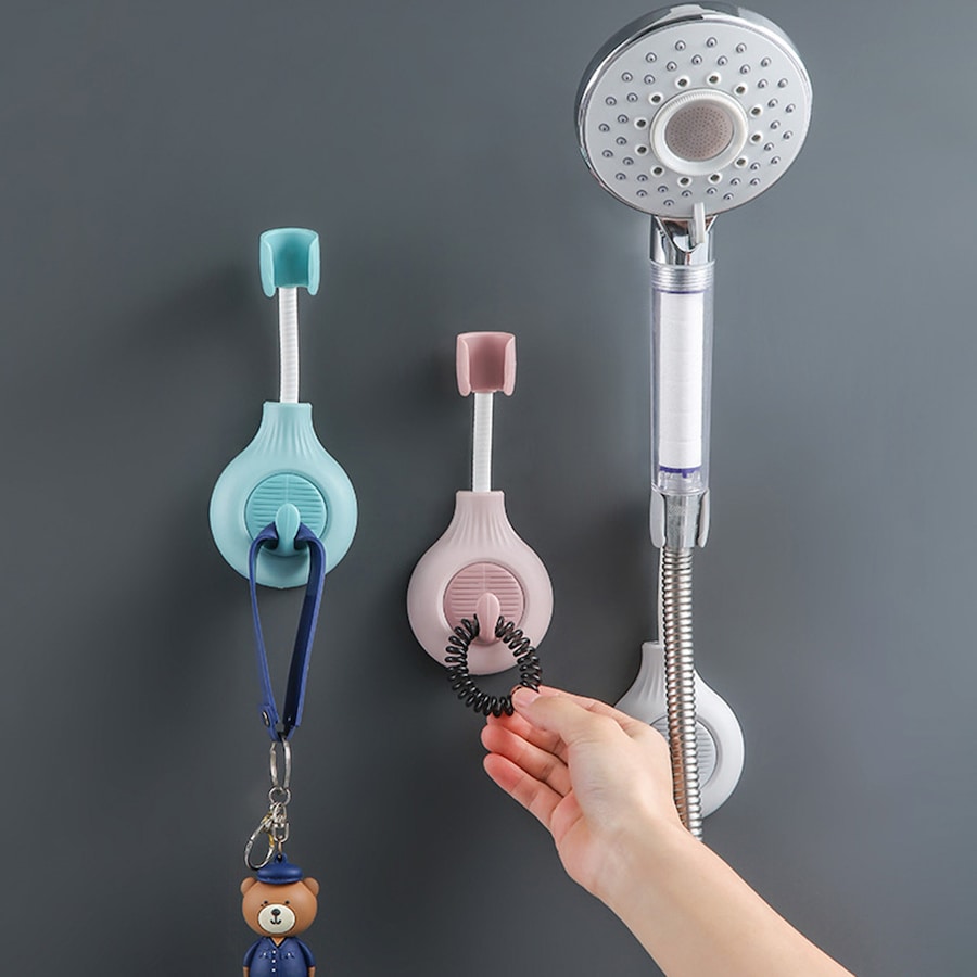 3 Pack Adjustable Bathroom Shower Head Bracket Stand Wall Mount Holder