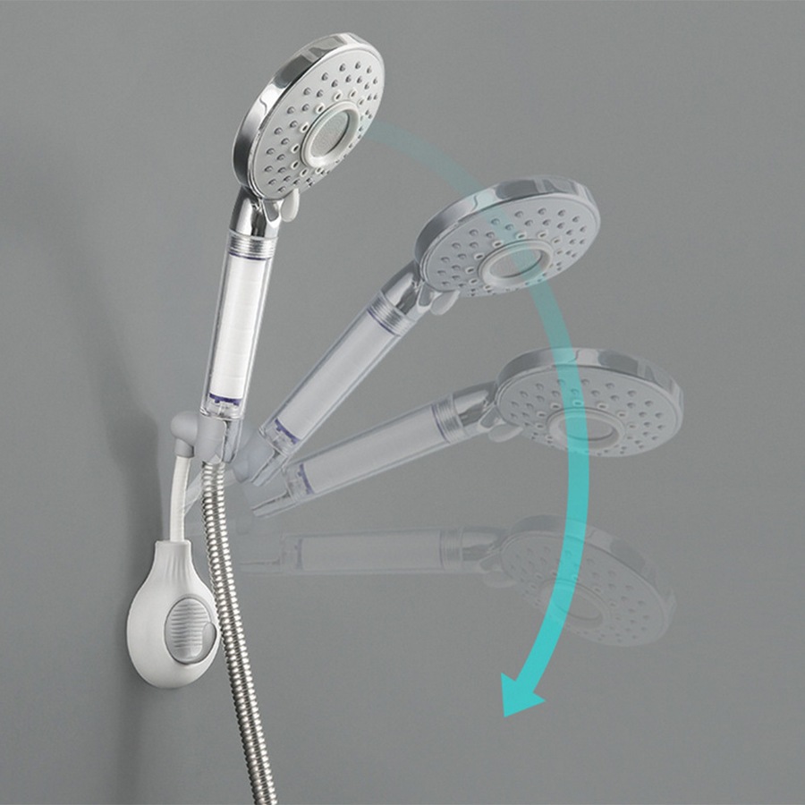 3 Pack Adjustable Bathroom Shower Head Bracket Stand Wall Mount Holder