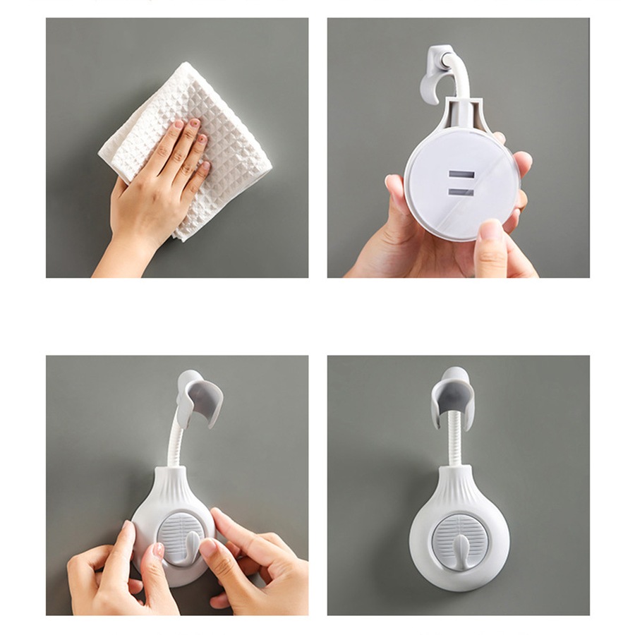 3 Pack Adjustable Bathroom Shower Head Bracket Stand Wall Mount Holder