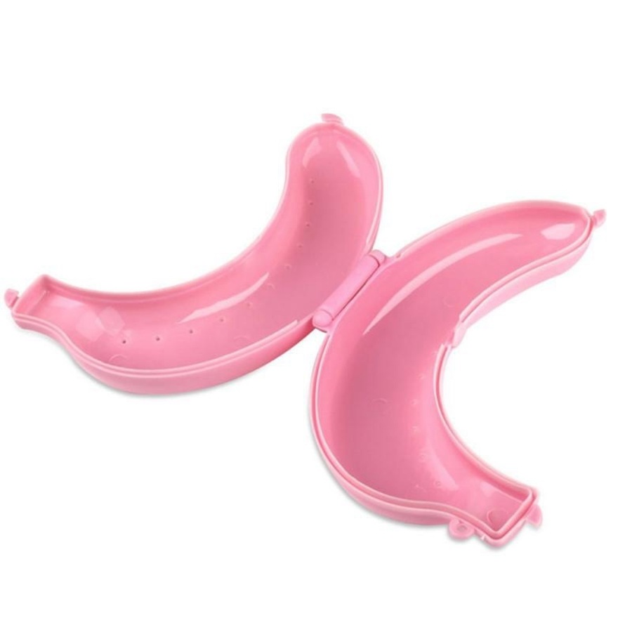 3 Pack Banana Storage Box for Outdoor Travel Cute Banana Case Protector Box