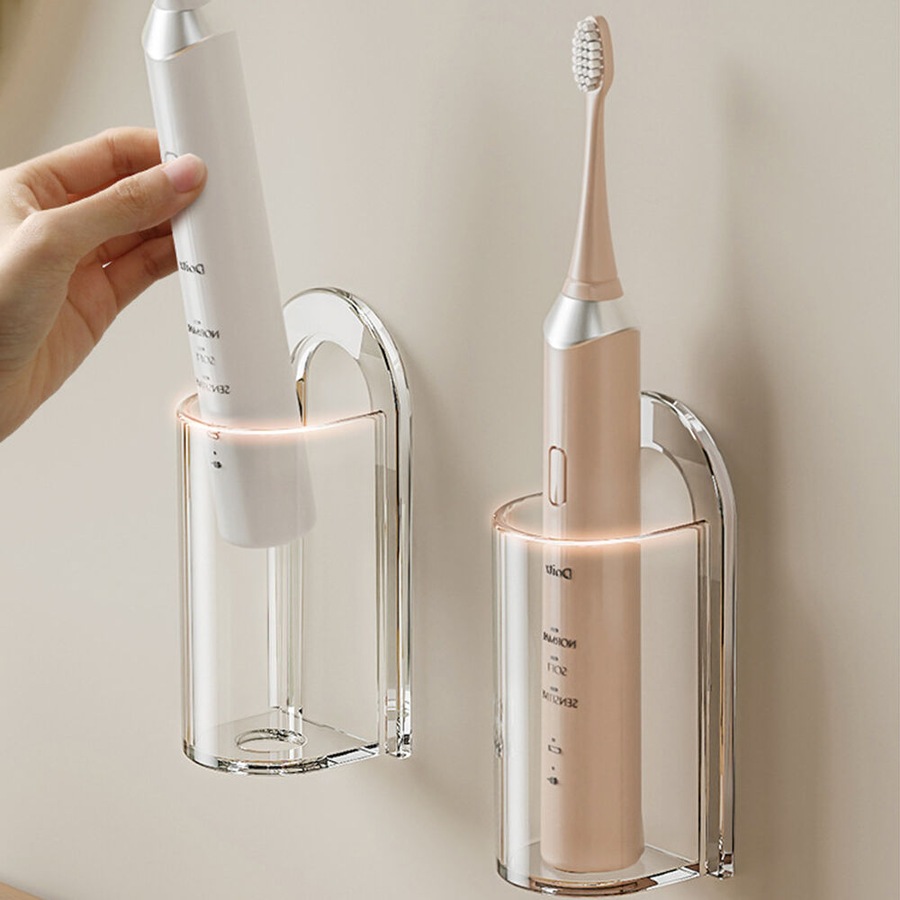 3 Pack Electric Toothbrush Holders Stand Rack Wall-Mounted Toothbrush Holder