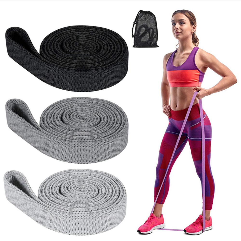 3 pack Long Resistance Bands Set Pull Up Assistance Fitness Exercise