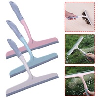 3 pack silicone anti-skid glass wiper cleaner window squeegee shower squeegee