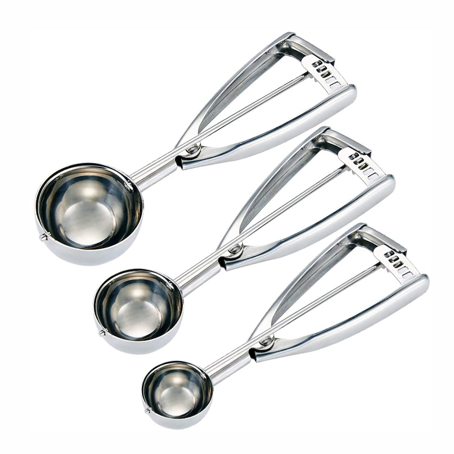 3 pack Stainless steel ice cream spoon fruit scoop