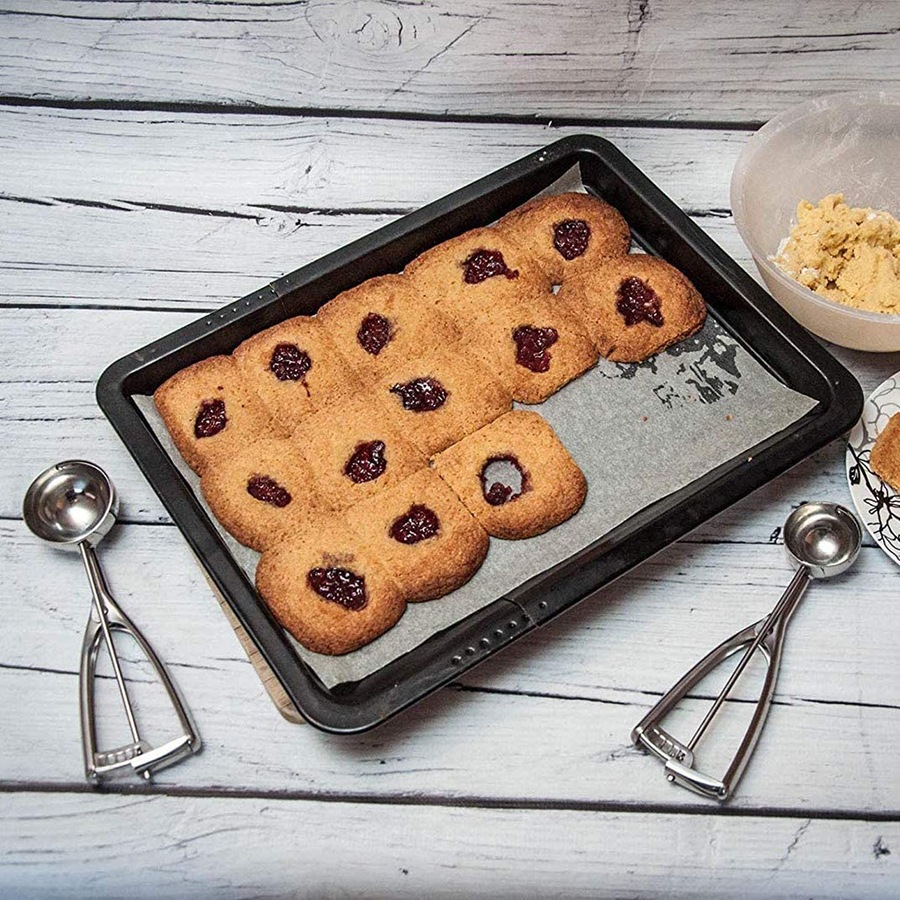 3 pack Stainless steel ice cream spoon fruit scoop