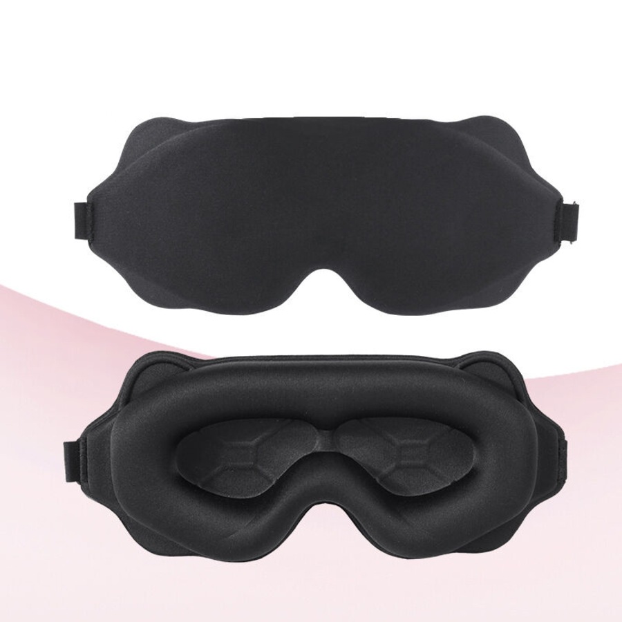 3 Pcs Sleep Mask for Side Sleeper Complete Light Blocking 3D Sleeping Eye Masks