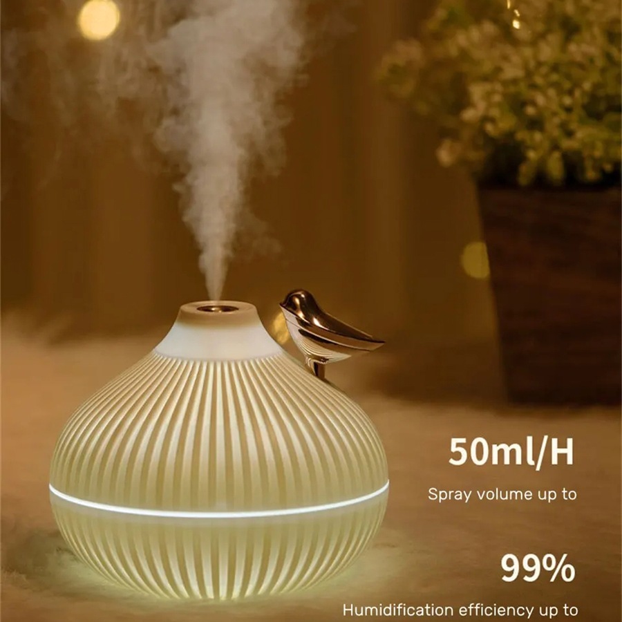 300ml Air Humidifier Aroma Diffuser Portable Led Steam Smart Mist USB Humidifier