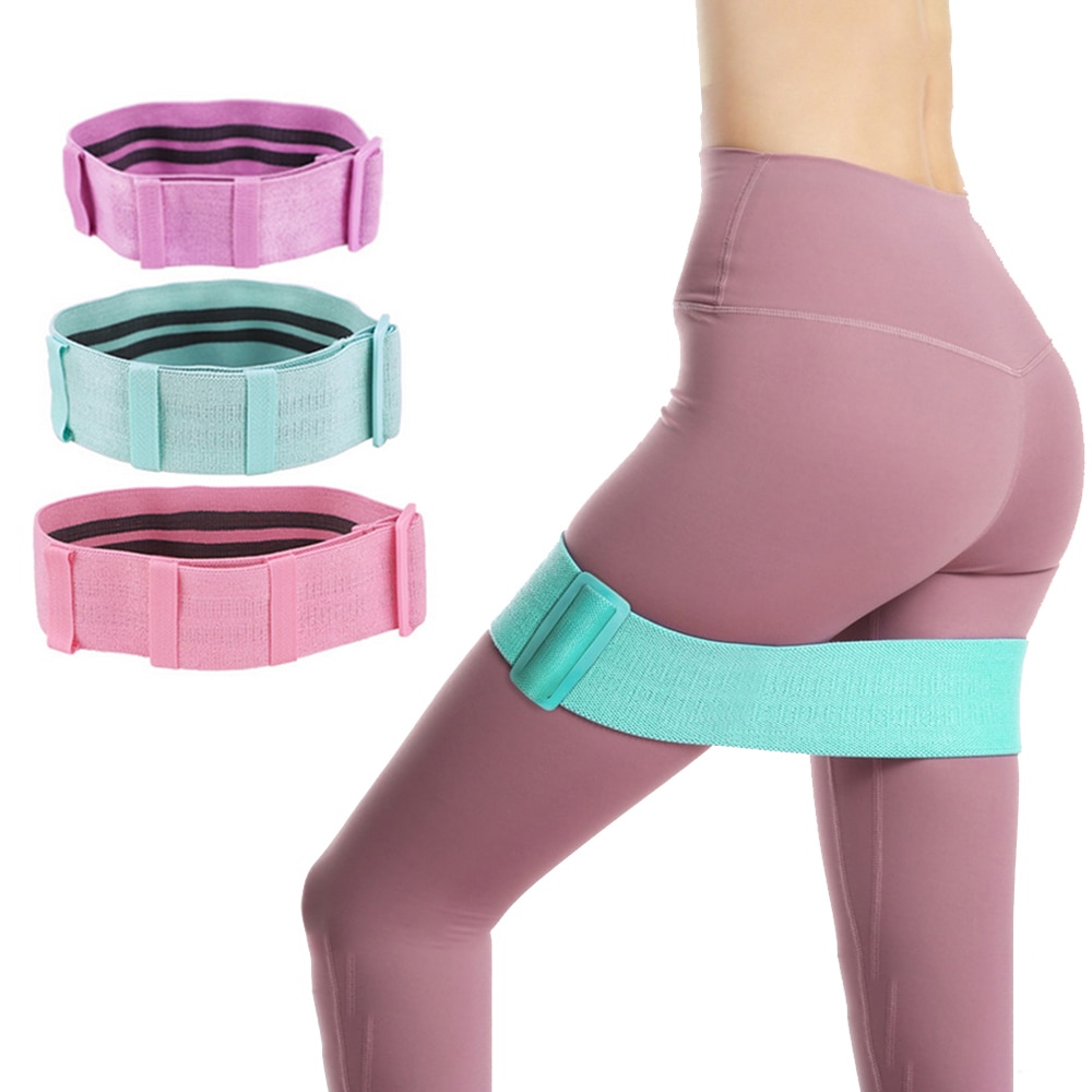 3pcs Adjustable Elastic Hip resistance Booty Bands Set Australia