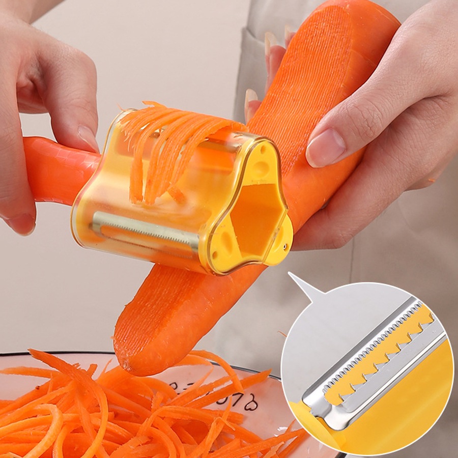 3Pcs Fruit Vegetable Peeler Slicer Grater Potato Peeler Grater Vegetable Cutter
