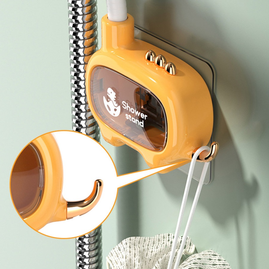 3Pcs Household Shower Bracket Punch-Free Bathroom Adjustable Shower Head Holder