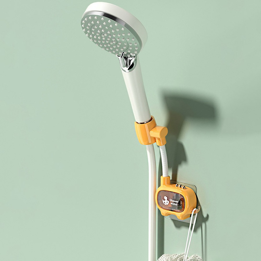 3Pcs Household Shower Bracket Punch-Free Bathroom Adjustable Shower Head Holder