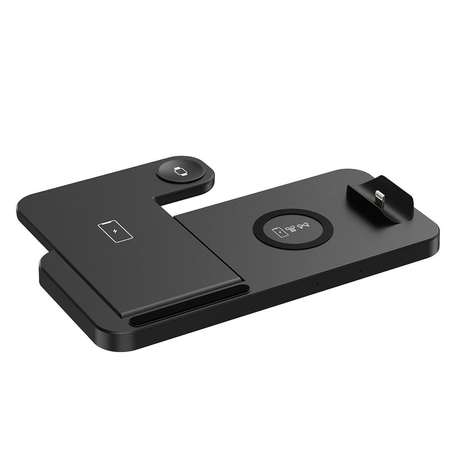 4 in 1 foldable Charging Station for iPhone, Wireless Charger for iPhone 17 16e 16 15 14 13 12 11 X Pro Max & Apple Watch