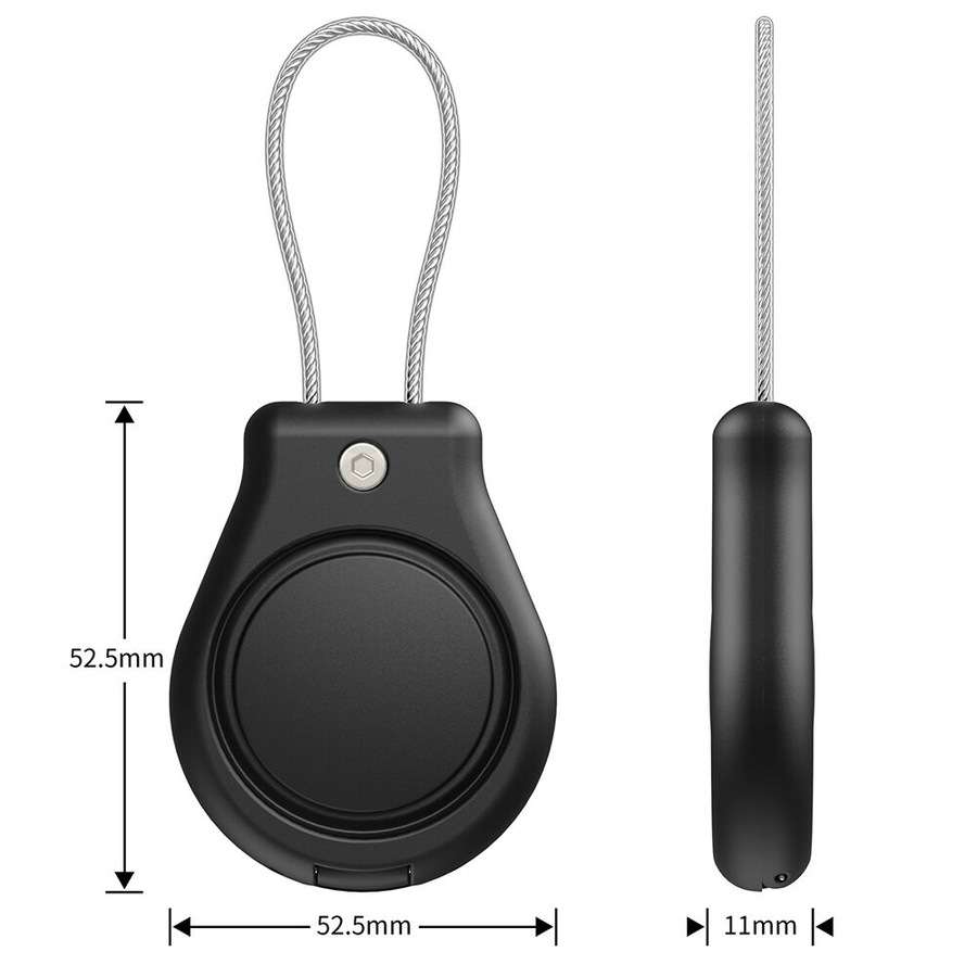 4 Pack Anti-Lost Tracker Cover Airtag Case for Apple AirTag Keychain Holder