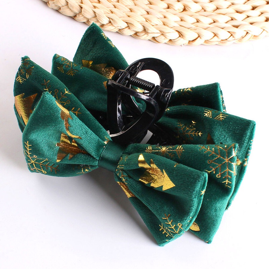 4 Pack Christmas Hair Claw Clip For Women Santa Claus Hair Accessories For Girls