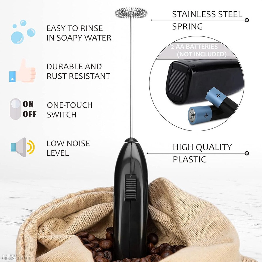 4 Pack Electric Mini Kitchen Stirrer Milk Frother Coffee Egg Milk Shake Mixer