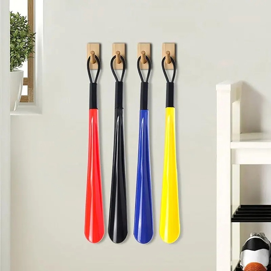 4 Pack Extra Long Shoe Horns Plastic Shoe Horn Spoon Shape Shoehorn Shoe Lifter