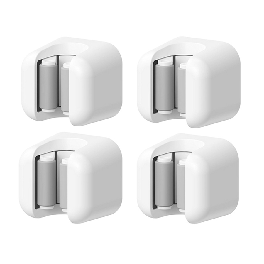 4 Pack Mop Broom Holder Wall Mounted Mop Holder Hanger Mop Hook Organizer