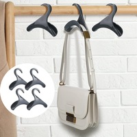 4 Pack Purse Hanger Hook Bag Rack Holder Handbag Hanger Organizer for Scarf Tie