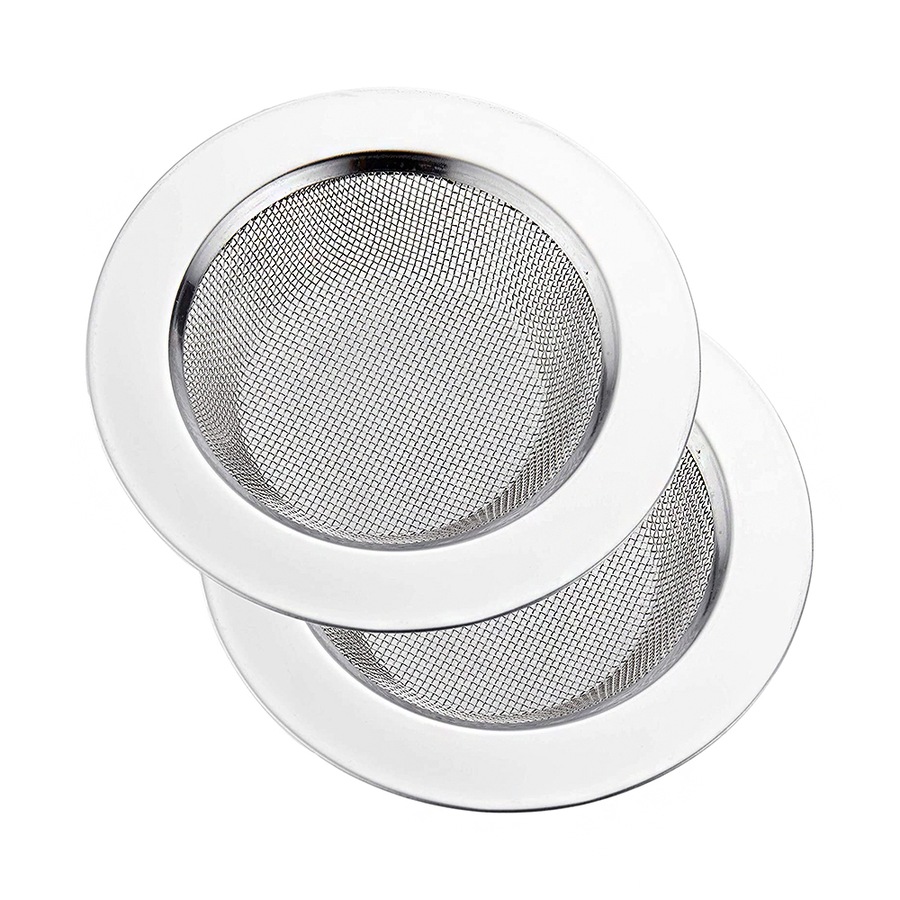 4 pack Sink Strainer for Shower, Plug Hole Hair Catcher - Bath or Kitchen Sinks